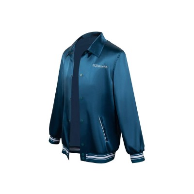 MaXXXine 2024 Costume de Cosplay de Manteau Bleu Maxine Tenue de Carnaval d'Halloween