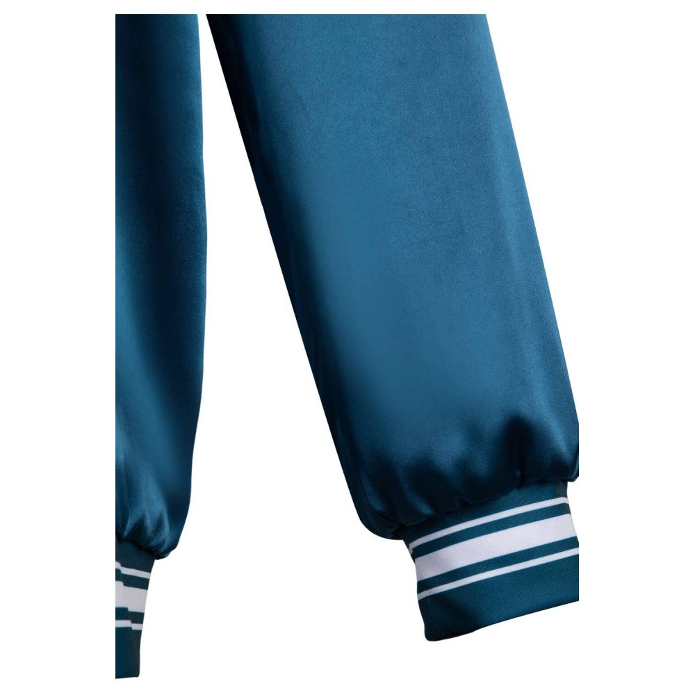 MaXXXine 2024 Costume de Cosplay de Manteau Bleu Maxine Tenue de Carnaval d'Halloween