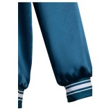 MaXXXine 2024 Costume de Cosplay de Manteau Bleu Maxine Tenue de Carnaval d'Halloween