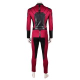 Maximus Aaron Moten Ensemble de Pantalon Rouge avec Ceinture Costume de Cosplay Apocalypse Costume d'Halloween Tenue de Carnaval