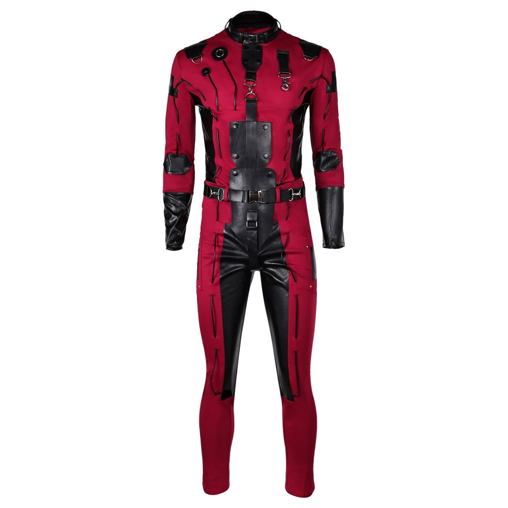 Maximus Aaron Moten Ensemble de Pantalon Rouge avec Ceinture Costume de Cosplay Apocalypse Costume d'Halloween Tenue de Carnaval