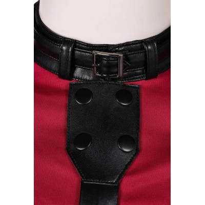Maximus Aaron Moten Ensemble de Pantalon Rouge avec Ceinture Costume de Cosplay Apocalypse Costume d'Halloween Tenue de Carnaval