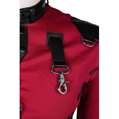 Maximus Aaron Moten Ensemble de Pantalon Rouge avec Ceinture Costume de Cosplay Apocalypse Costume d'Halloween Tenue de Carnaval