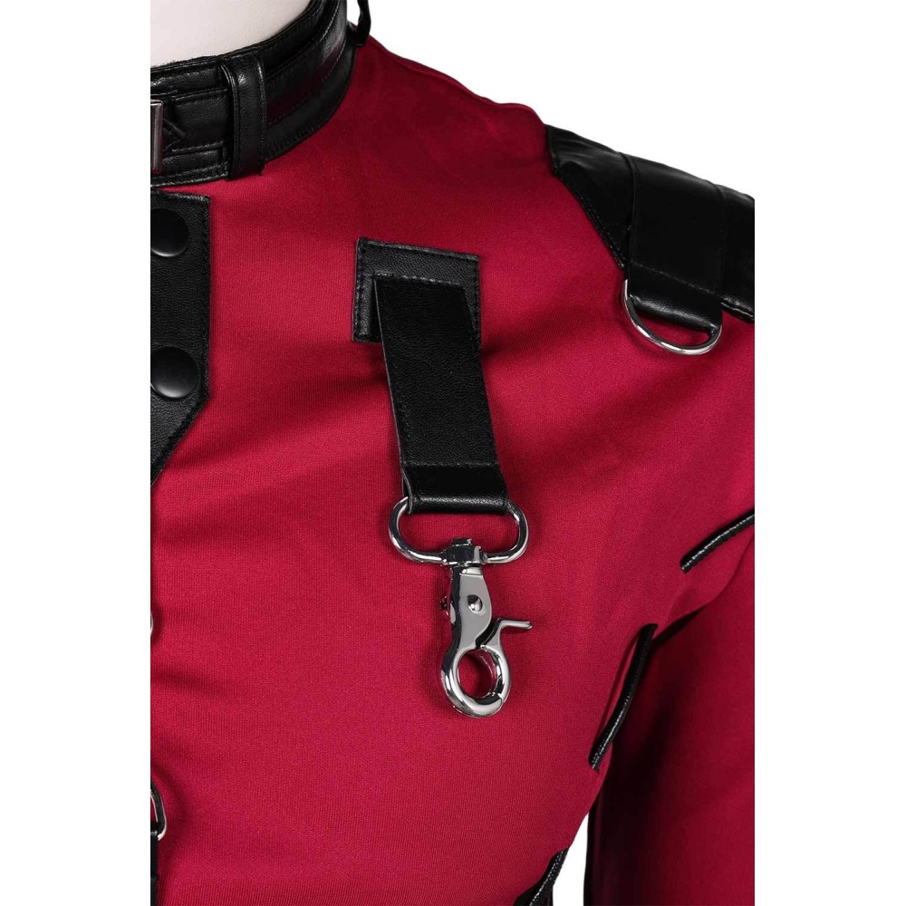 Maximus Aaron Moten Ensemble de Pantalon Rouge avec Ceinture Costume de Cosplay Apocalypse Costume d'Halloween Tenue de Carnaval