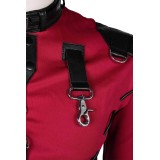 Maximus Aaron Moten Ensemble de Pantalon Rouge avec Ceinture Costume de Cosplay Apocalypse Costume d'Halloween Tenue de Carnaval