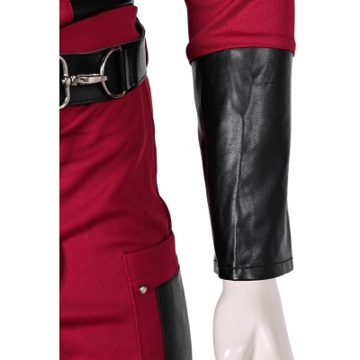 Maximus Aaron Moten Ensemble de Pantalon Rouge avec Ceinture Costume de Cosplay Apocalypse Costume d'Halloween Tenue de Carnaval