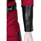 Maximus Aaron Moten Ensemble de Pantalon Rouge avec Ceinture Costume de Cosplay Apocalypse Costume d'Halloween Tenue de Carnaval