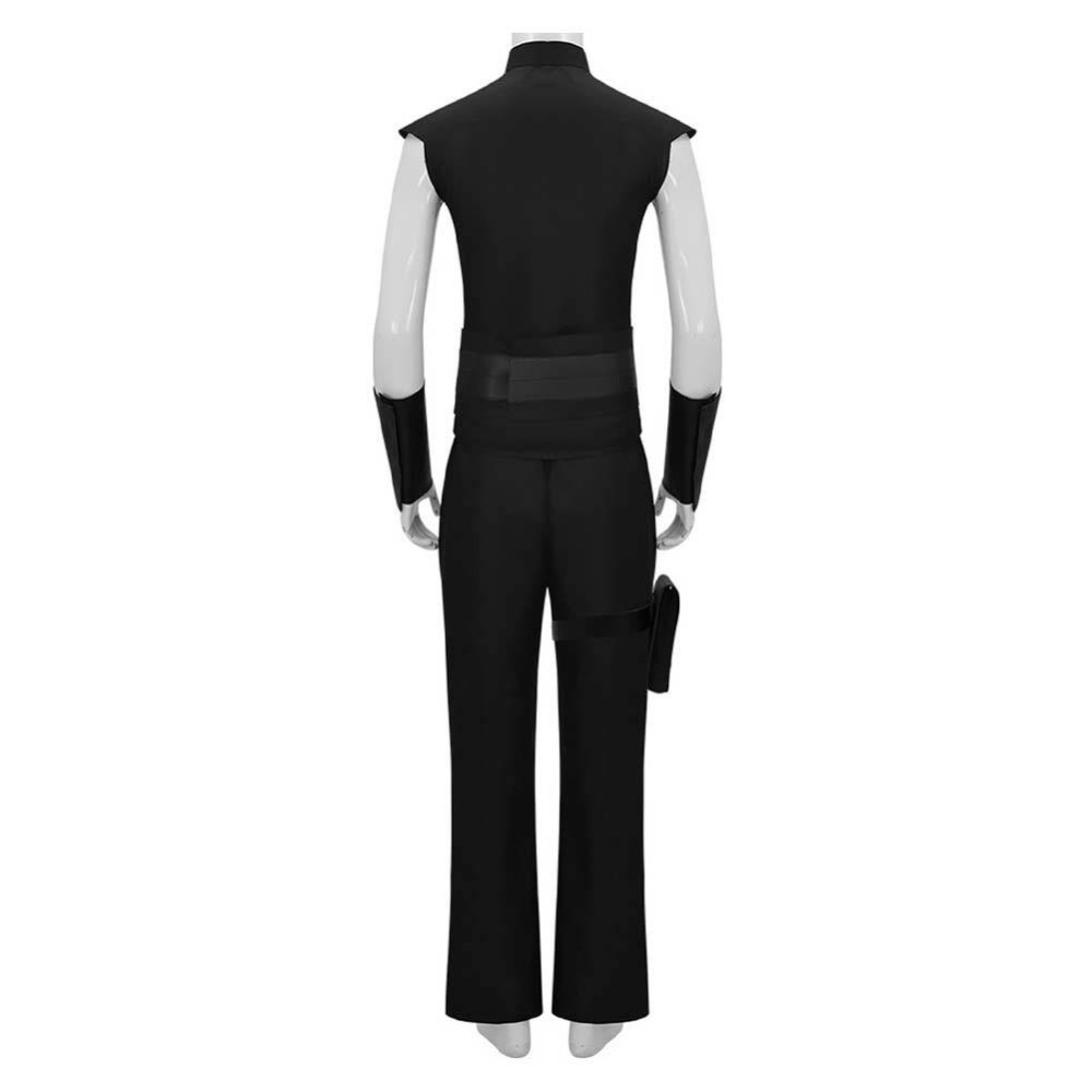 Costume de cosplay Maul Black Training Suit pour Halloween et carnaval