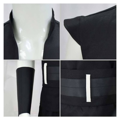 Costume de cosplay Maul Black Training Suit pour Halloween et carnaval