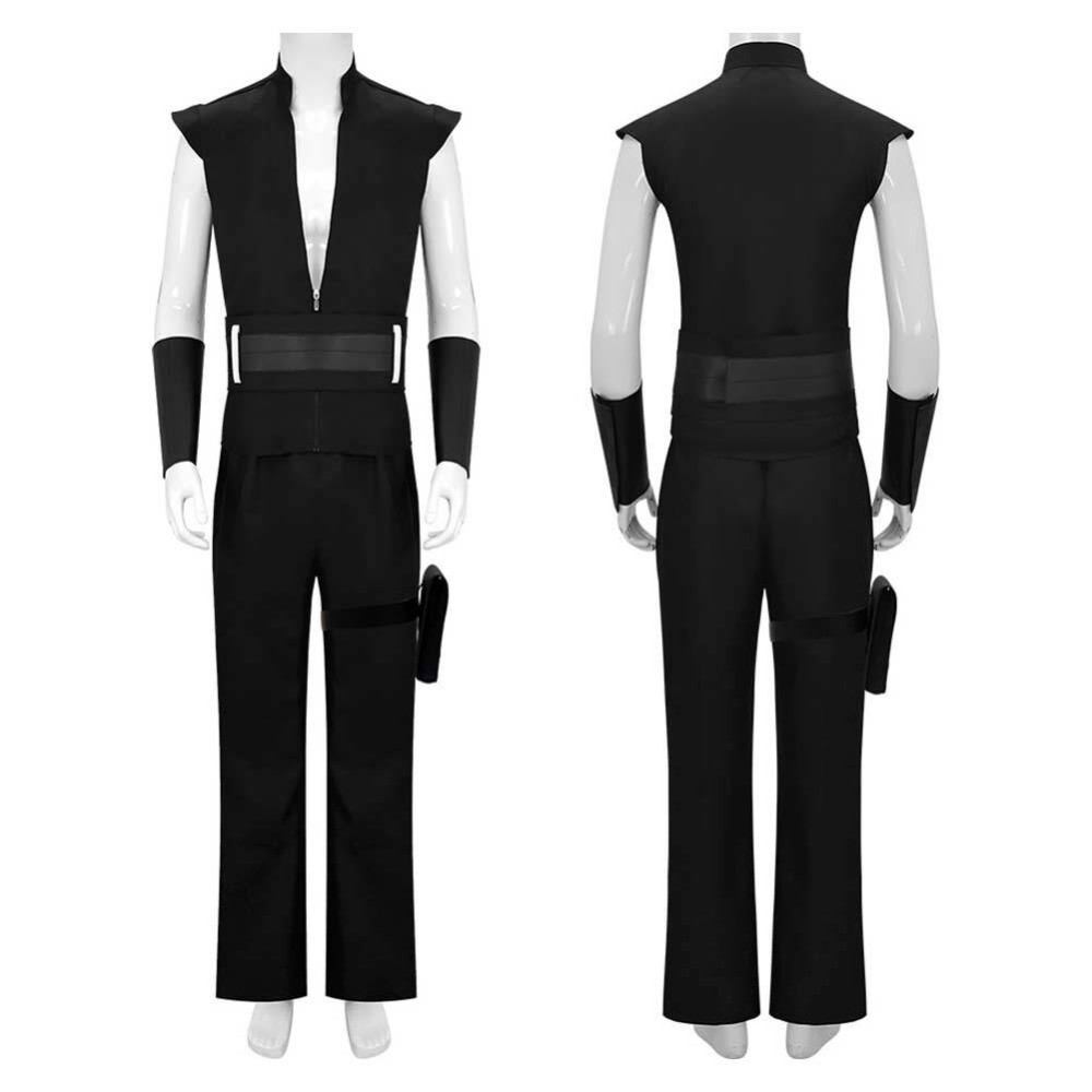 Costume de cosplay Maul Black Training Suit pour Halloween et carnaval