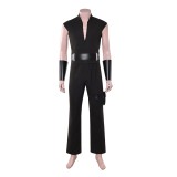 Maul Black Sleeveless Practice Cosplay Costume Halloween Carnival Outfit
