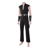 Maul Black Sleeveless Practice Cosplay Costume Halloween Carnival Outfit