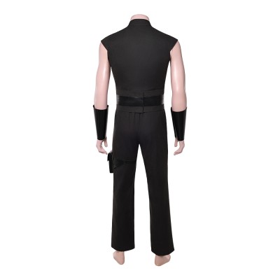 Maul Black Sleeveless Practice Cosplay Costume Halloween Carnival Outfit
