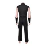 Maul Black Sleeveless Practice Cosplay Costume Halloween Carnival Outfit