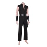 Maul Black Sleeveless Practice Cosplay Costume Halloween Carnival Outfit