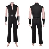 Maul Black Sleeveless Practice Cosplay Costume Halloween Carnival Outfit