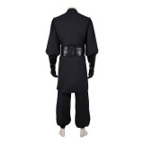 Maul Black Hoodless Combat Suit Cosplay Costume Halloween Carnival Outfit