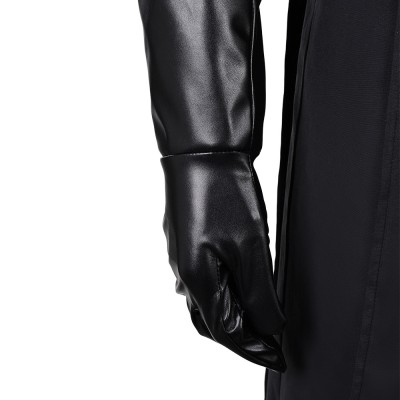 Maul Black Hoodless Combat Suit Cosplay Costume Halloween Carnival Outfit