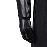 Maul Black Hoodless Combat Suit Cosplay Costume Halloween Carnival Outfit