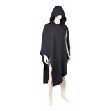 Maul Black Hooded Cloak Cosplay Costume Halloween Carnival Outfit