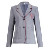 Matilda Women Gray Coat Cosplay Costume Halloween Carnival Outfit