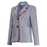 Matilda Women Gray Coat Cosplay Costume Halloween Carnival Outfit