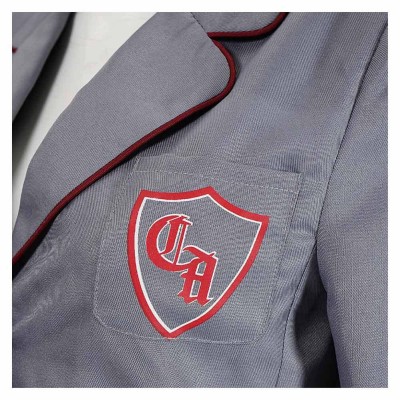 Matilda Women Gray Coat Cosplay Costume Halloween Carnival Outfit