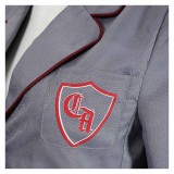 Matilda Women Gray Coat Cosplay Costume Halloween Carnival Outfit