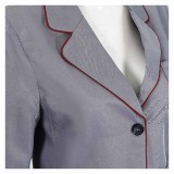 Matilda Women Gray Coat Cosplay Costume Halloween Carnival Outfit