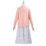 Matilda Hortensia Women White Floral Dress Cosplay Costume Halloween Carnival Outfit