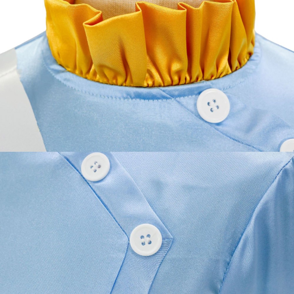 Costume de cosplay pour femmes Mary Poppins bleu, tenue de carnaval d'Halloween