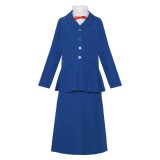 Mary Poppins Mary Kids Children Blue Cosplay Costume Halloween Carnival Outfit