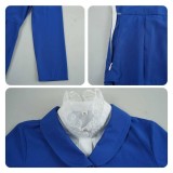 Mary Poppins Mary Kids Children Blue Cosplay Costume Halloween Carnival Outfit