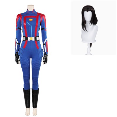 Rivals Mantis Femmes Bleu Combinaison Costume Cosplay Halloween Carnaval Tenue