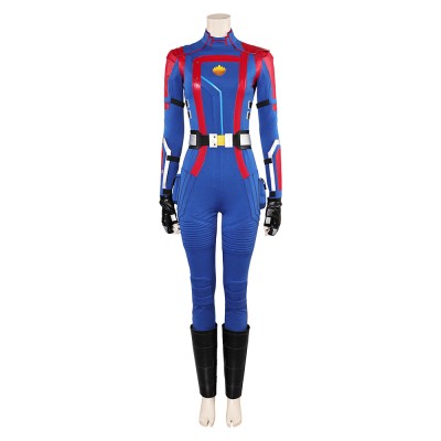 Rivals Mantis Femmes Bleu Combinaison Costume Cosplay Halloween Carnaval Tenue