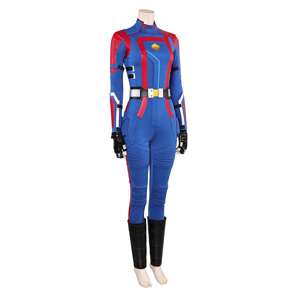 Rivals Mantis Femmes Bleu Combinaison Costume Cosplay Halloween Carnaval Tenue
