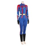Rivals Mantis Femmes Bleu Combinaison Costume Cosplay Halloween Carnaval Tenue