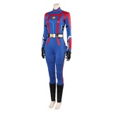 Rivals Mantis Femmes Bleu Combinaison Costume Cosplay Halloween Carnaval Tenue