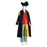 Costume de cosplay rouge Marshall D. Teach pour Halloween et carnaval