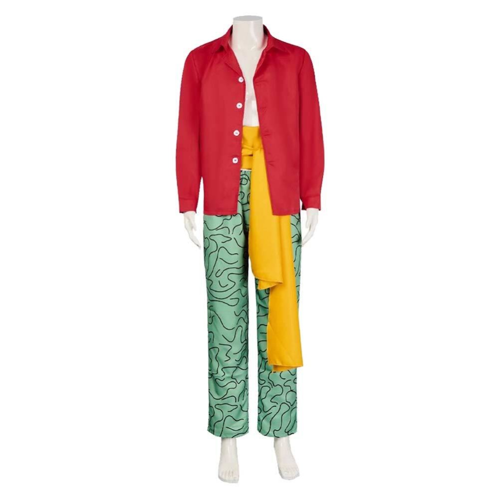 Costume de cosplay rouge Marshall D. Teach pour Halloween et carnaval