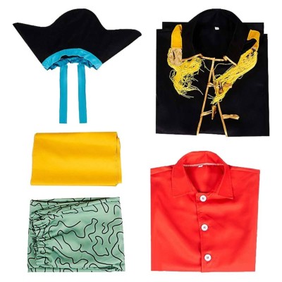 Costume de cosplay rouge Marshall D. Teach pour Halloween et carnaval