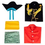 Costume de cosplay rouge Marshall D. Teach pour Halloween et carnaval