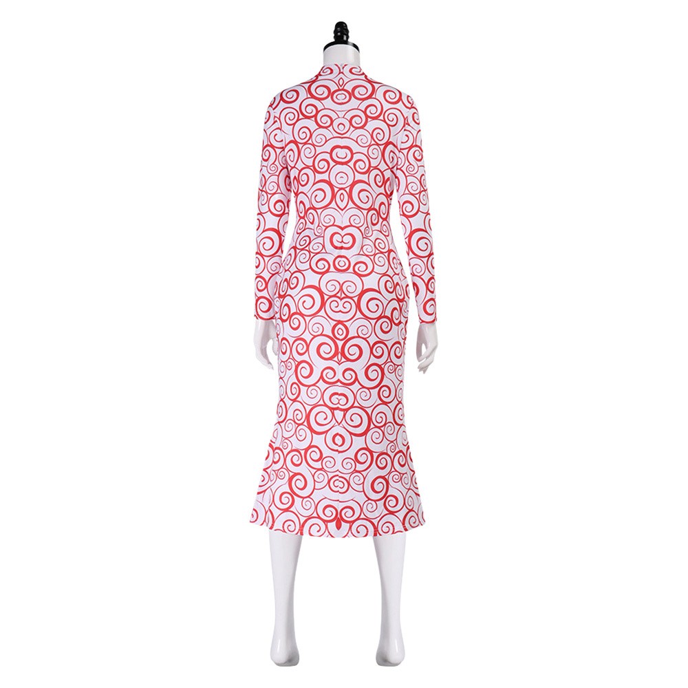 Mars Attacks Martian Girl Women Pink Dress Party Cosplay Costume Halloween Carnival