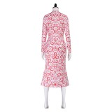Mars Attacks Martian Girl Women Pink Dress Party Cosplay Costume Halloween Carnival