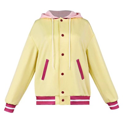 Costume de cosplay de mariage Toxin Shiori Ureshino femme manteau jaune tenue de carnaval d'Halloween