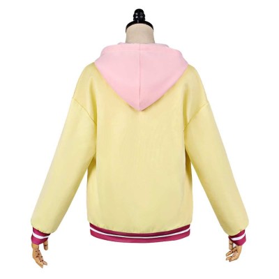 Marriage Toxin Shiori Ureshino Women Yellow Coat Cosplay Costume Halloween Carnival Outfit