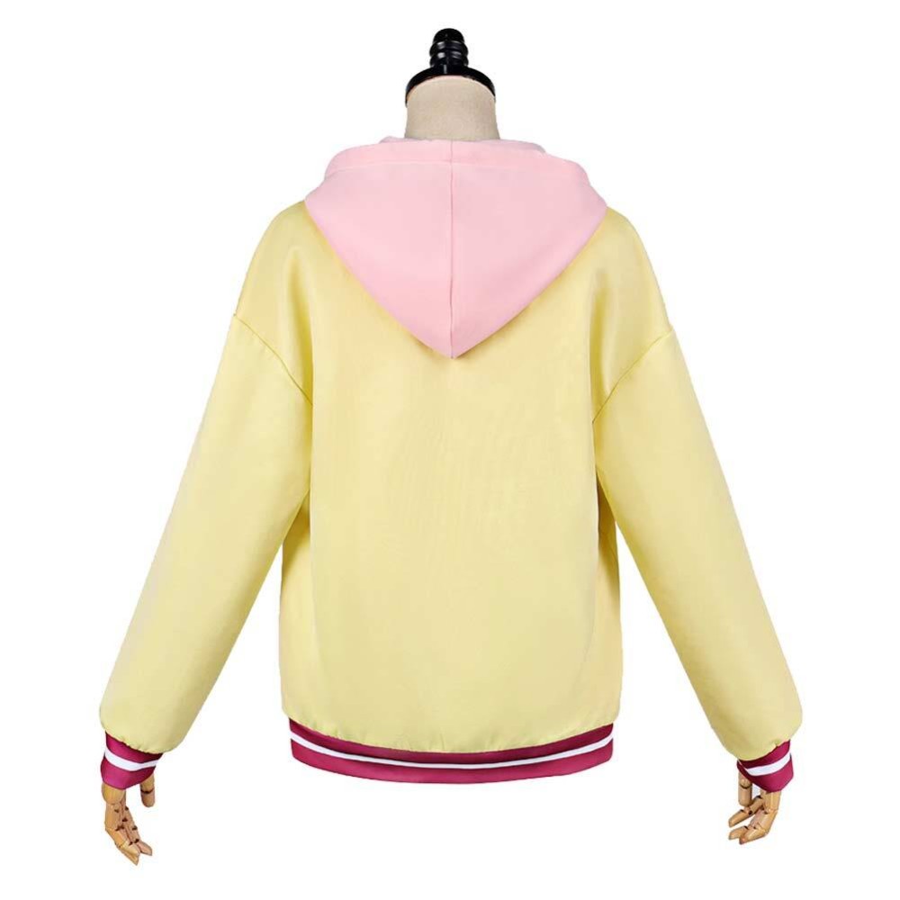 Marriage Toxin Shiori Ureshino Women Yellow Coat Cosplay Costume Halloween Carnival Outfit