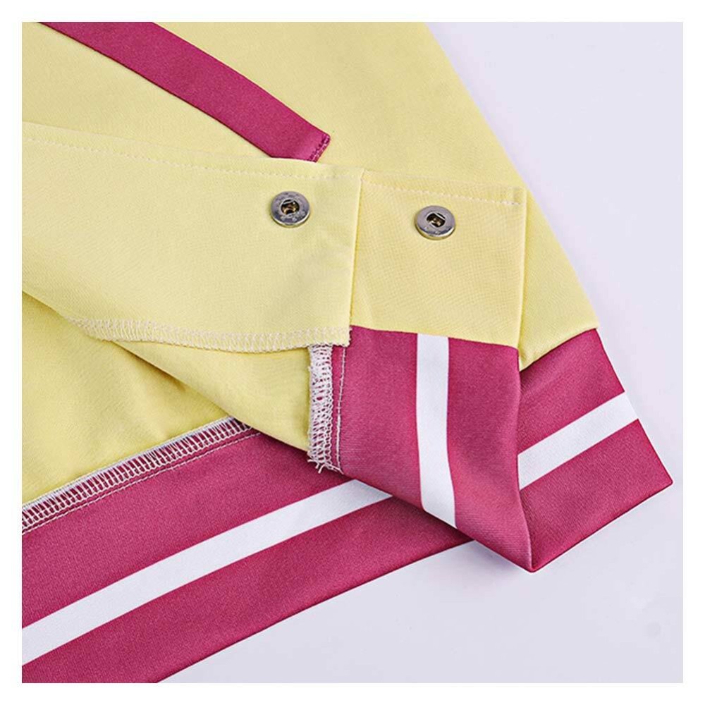 Marriage Toxin Shiori Ureshino Women Yellow Coat Cosplay Costume Halloween Carnival Outfit