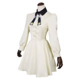 Marriage Toxin Mei Kinosaki Women White Dress Cosplay Costume Halloween Carnival Outfit