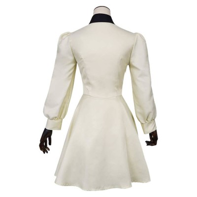 Marriage Toxin Mei Kinosaki Women White Dress Cosplay Costume Halloween Carnival Outfit